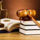 Image of law gavel on books