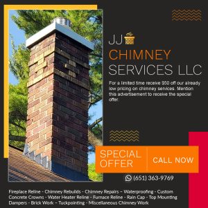 Ad design for chimney repair company