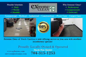 Ad design for cleaning company