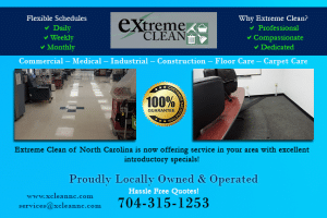 Ad design for cleaning company