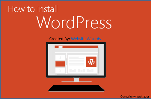cover for WordPress install guide